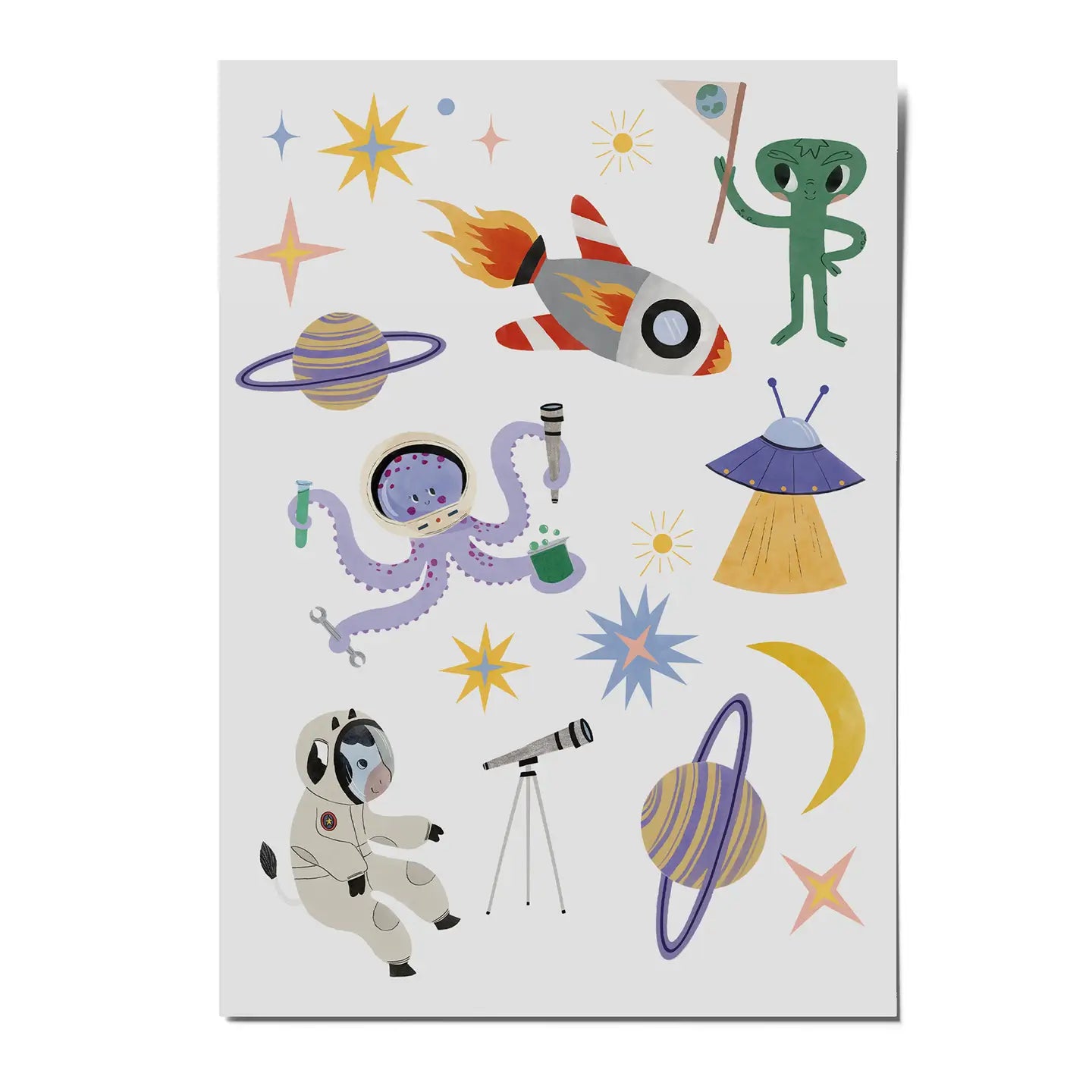 Kindertattoos “Space”
