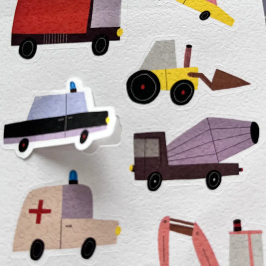 Stickerbogen „Autos“ | 3 Bögen