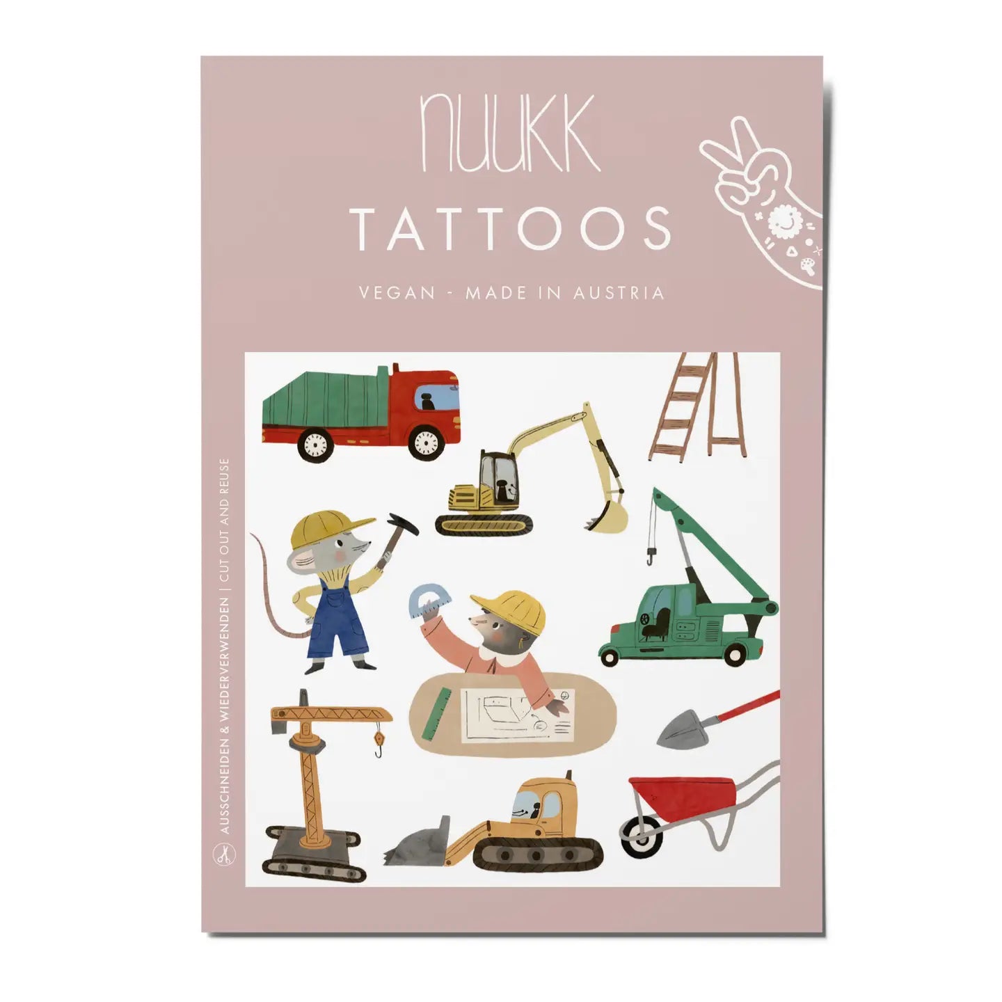 Kindertattoos “Baustelle”