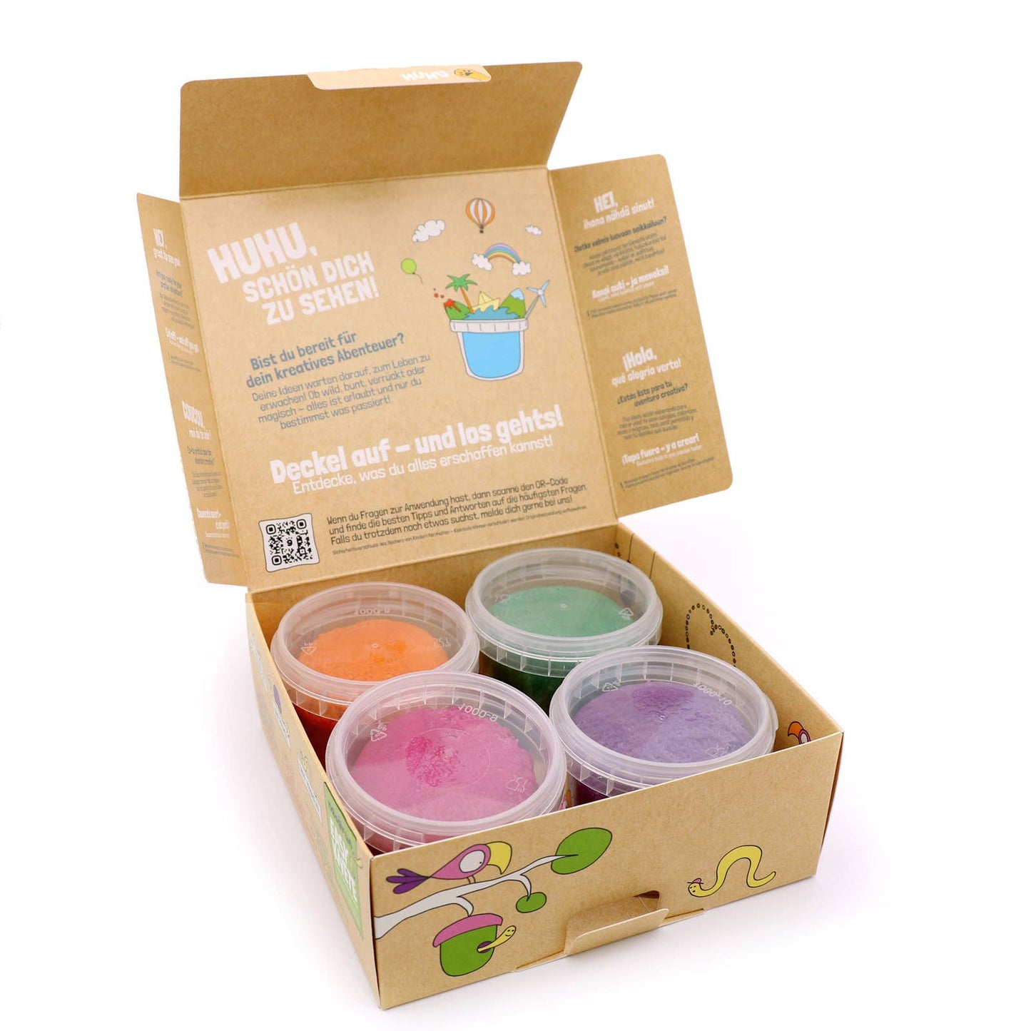 Bio-Easy-Knete vegan 4er Set "Loki"