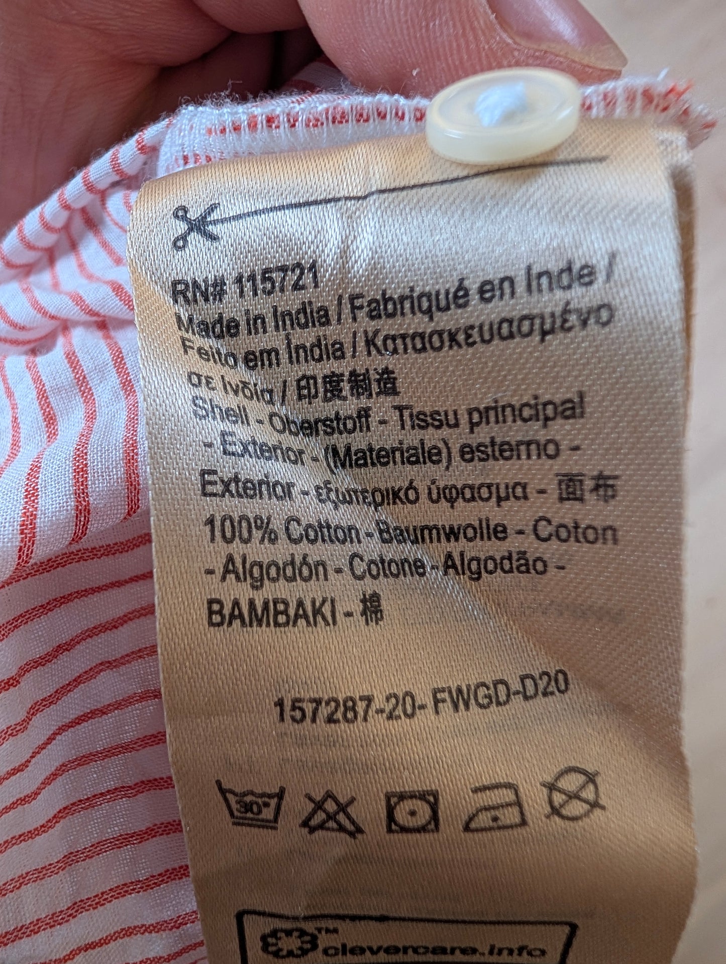 Bluse gestreift