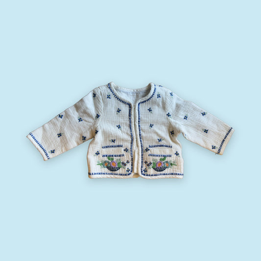 Leichte Jacke mit Stickerei