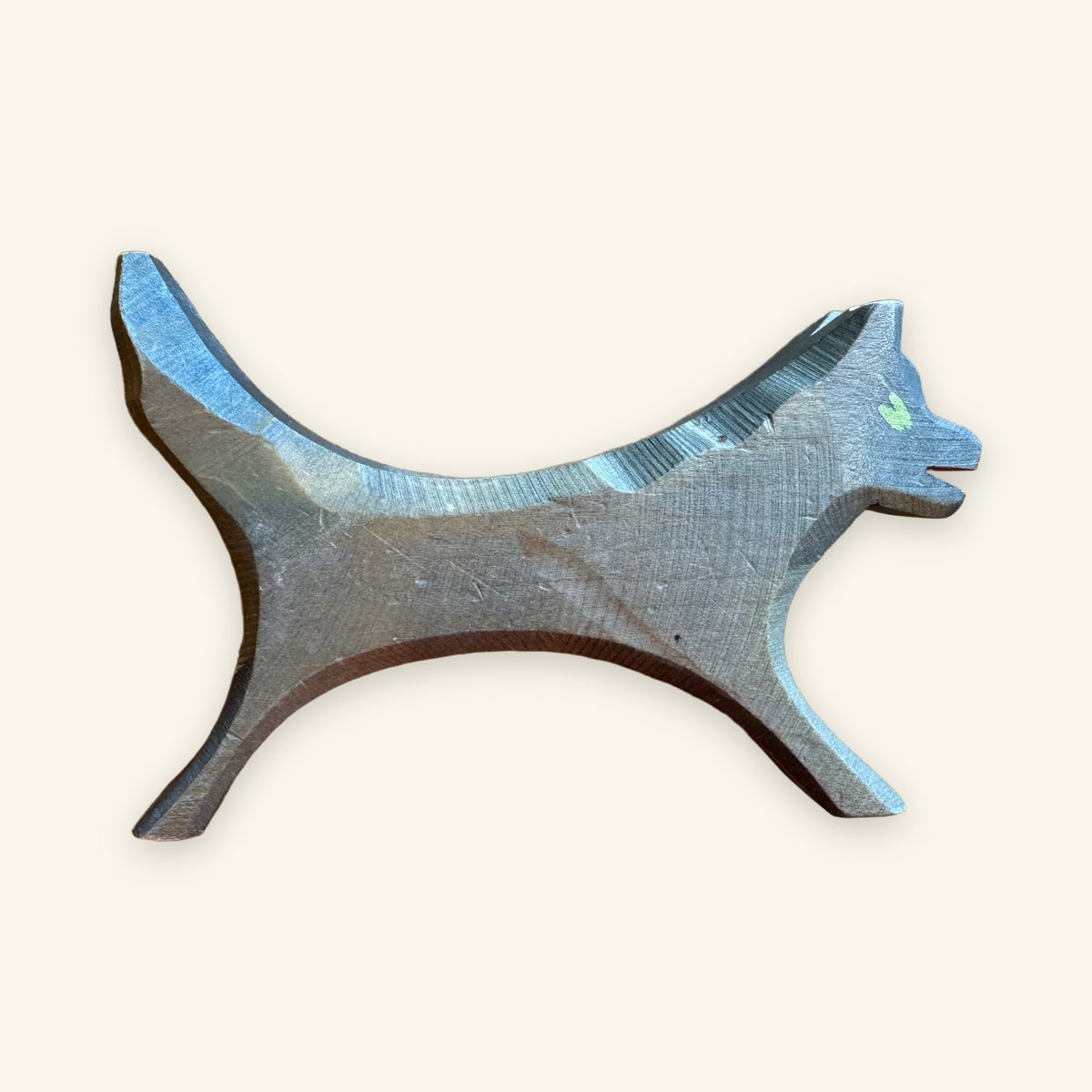 Holz Wolf groß