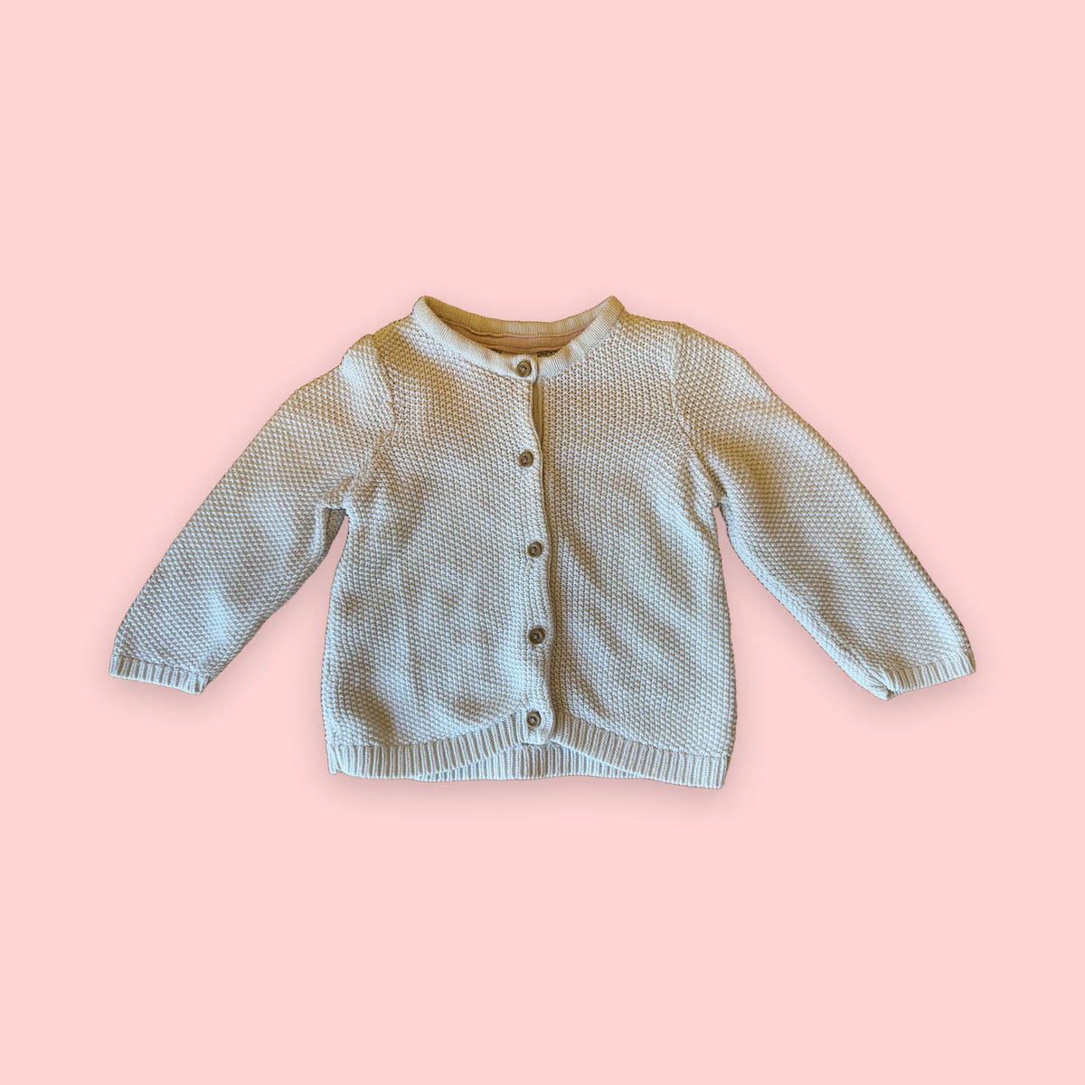 Strickjacke mit Kragen