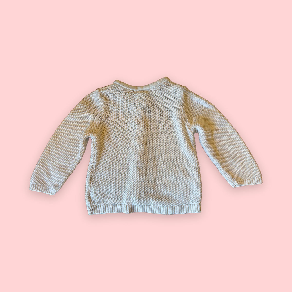 Strickjacke mit Kragen