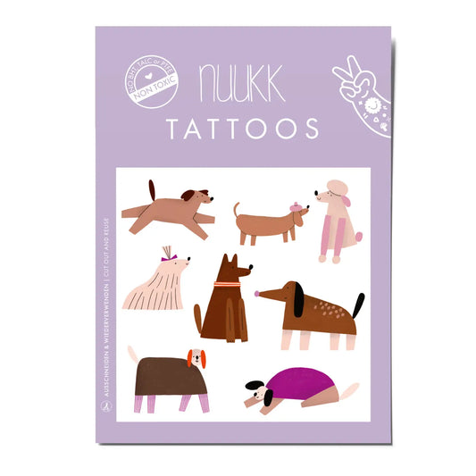 Kindertattoos “Hunde Crew”